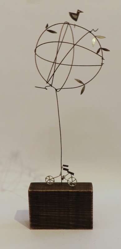 Bicycle and Wire Tree